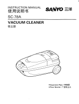 Sanyo SC-78A User manual