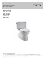 Toto CST774SG Installation guide