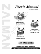 ZALMAN ZM-WB2 Gold User manual