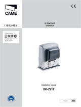 CAME BK-221E Installation guide