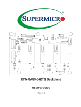 Supermicro BPN-SAS3-842TQ User manual