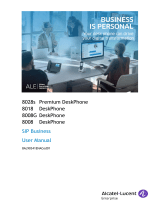 Alcatel-Lucent 8018 DeskPhone User manual