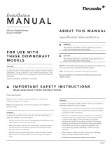 Thermador  VTD600P  Installation guide