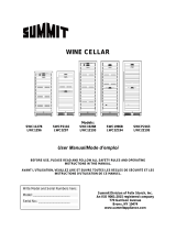 Summit  SWC1966BCSS  User manual
