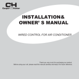 Cooper&Hunter  CH18LCDTUICH18SPH230VO  Installation guide