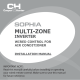 Cooper&Hunter CH18MSPHFC230VI Installation guide