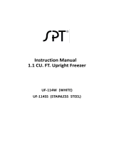 Sunpentown  UF114W  User manual