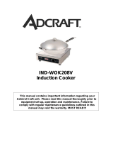 Adcraft IND-WOK120V Owner's manual
