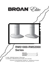 Broan Rangemaster RM52000 Series User manual