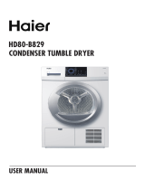 Haier HD80-B829 User manual