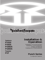 Rockford Fosgate Punch P1692S Installation & Operation Manual