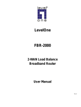 LevelOne FBR-2000 User manual