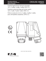 Eaton 16A CEAG IEC 60309 Hazardous Area Stainless Steel Enclosed Receptacles Operating instructions