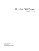 H3C SecPath F1010 Installation guide