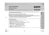 Sanyo VA-82LAN Installation guide