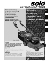 Solo 550 User manual