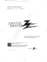 Zenith Z42PQ20 Operating instructions