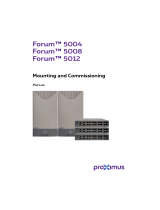 Proximus Forum 5008 Mounting And Commissioning Manual