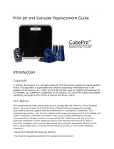 3D Systems CubePro Replacement Manual