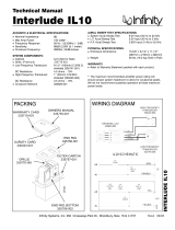 Infinity INTERLUDE IL10 Technical Manual