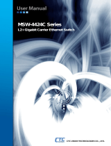CTC Union MSW-4424C Series User manual