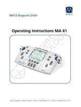 Maico MA 41 Operating Instructions Manual