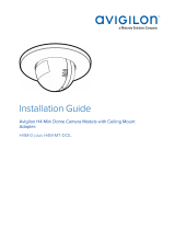 Motorola H4 Mini Dome Camera (In-Ceiling) Installation guide