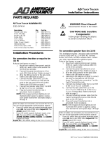 American Dynamics ADTTE Installation guide