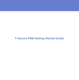 F-SECURE PSB Getting Started Manual