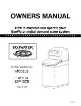 EcoWater ESM11CE Owner's manual