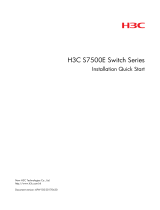 H3C H3C S7500E Series Installation, Quick Start