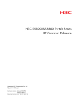 H3C s5800 series Irf Command Reference