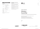 LG SN4 Wireless Sound Bar User manual