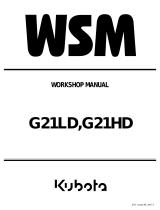 Kubota G21LD / G21HD Workshop Manual