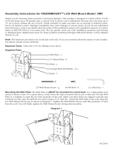 Sanus VISIONMOUNT VMF Assembly Instructions