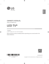 LG 43UP7720PTY Owner's manual