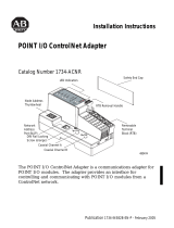 Allen-Bradley POINT I/O ControlNet 1734-ACNR Installation Instructions Manual
