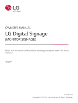 LG 49VL5PF-A User manual