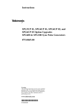 Tektronix SPG300 Instructions Manual