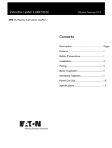 Eaton HMIVU08CUNBE Instruction Leaflet
