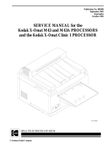 Kodak X-Omat M43A PROCESSOR User manual