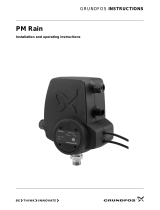 Grundfos PM Rain Installation And Operating Instructions Manual