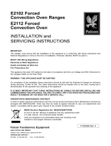 Falcon E2102 Installation And Servicing Instructions