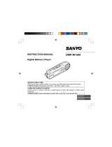 Sanyo DMP-M1200 User manual