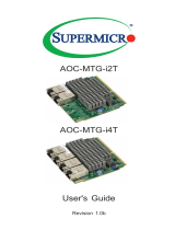 Supermicro AOC-MTG-i2T User manual