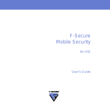 F-SECURE MOBILE SECURITY FOR UIQ User manual