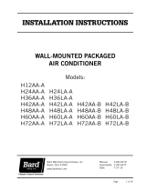 Bard H36LA-A Installation Instructions Manual