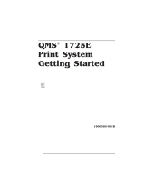 QMS QMS 1725E User manual