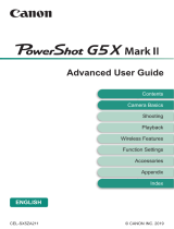 Canon PowerShot G5 X Mark II Owner's manual