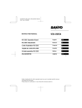 Sanyo VZU-232CA User manual